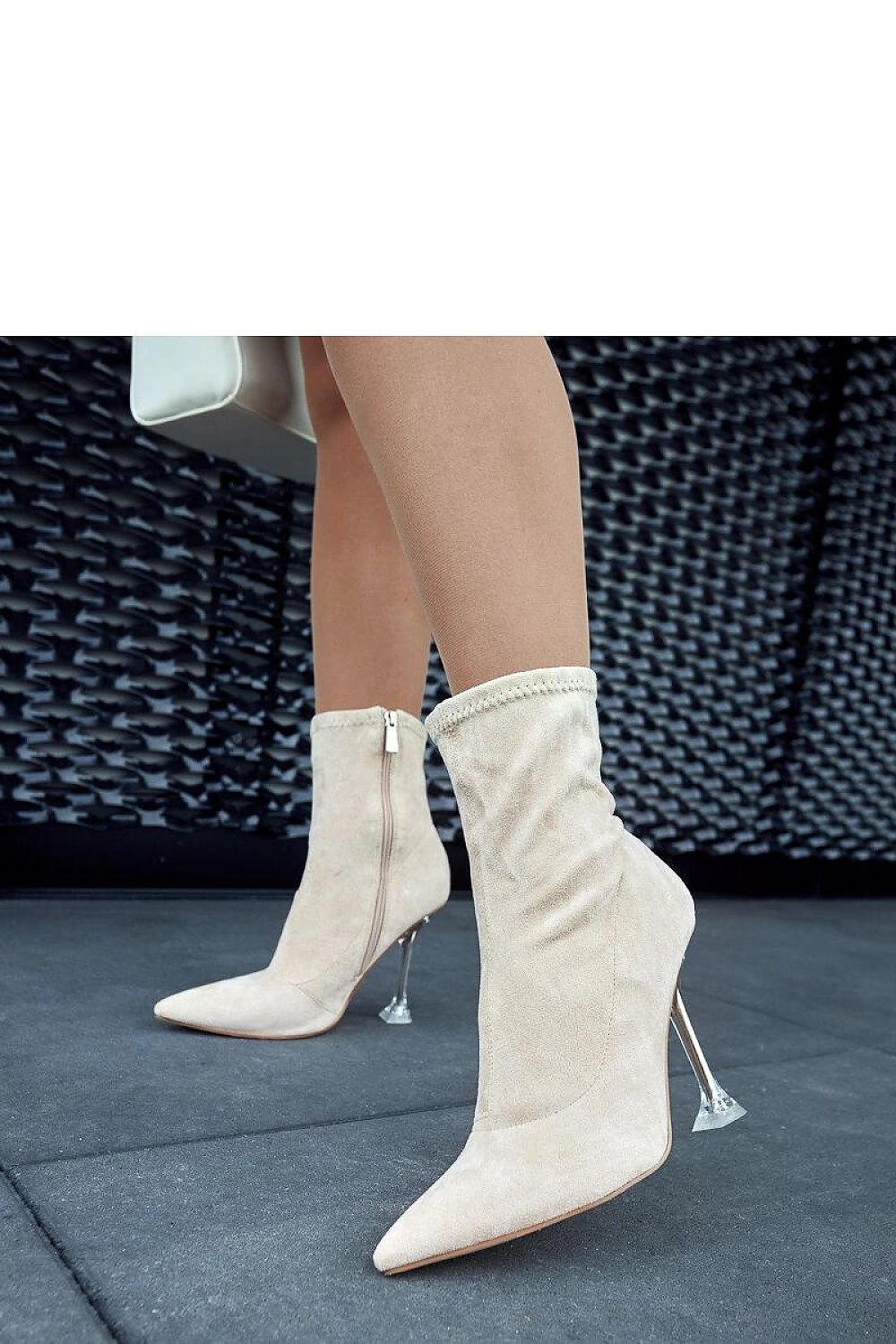 Stylish Beige Ankle Boots Solea