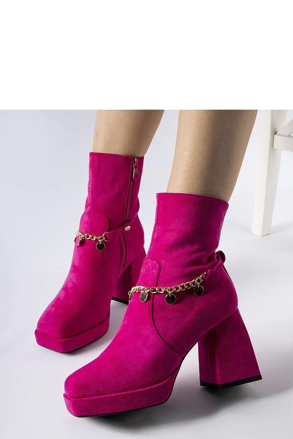 Stylish Pink Insulated Heel Boots Solea