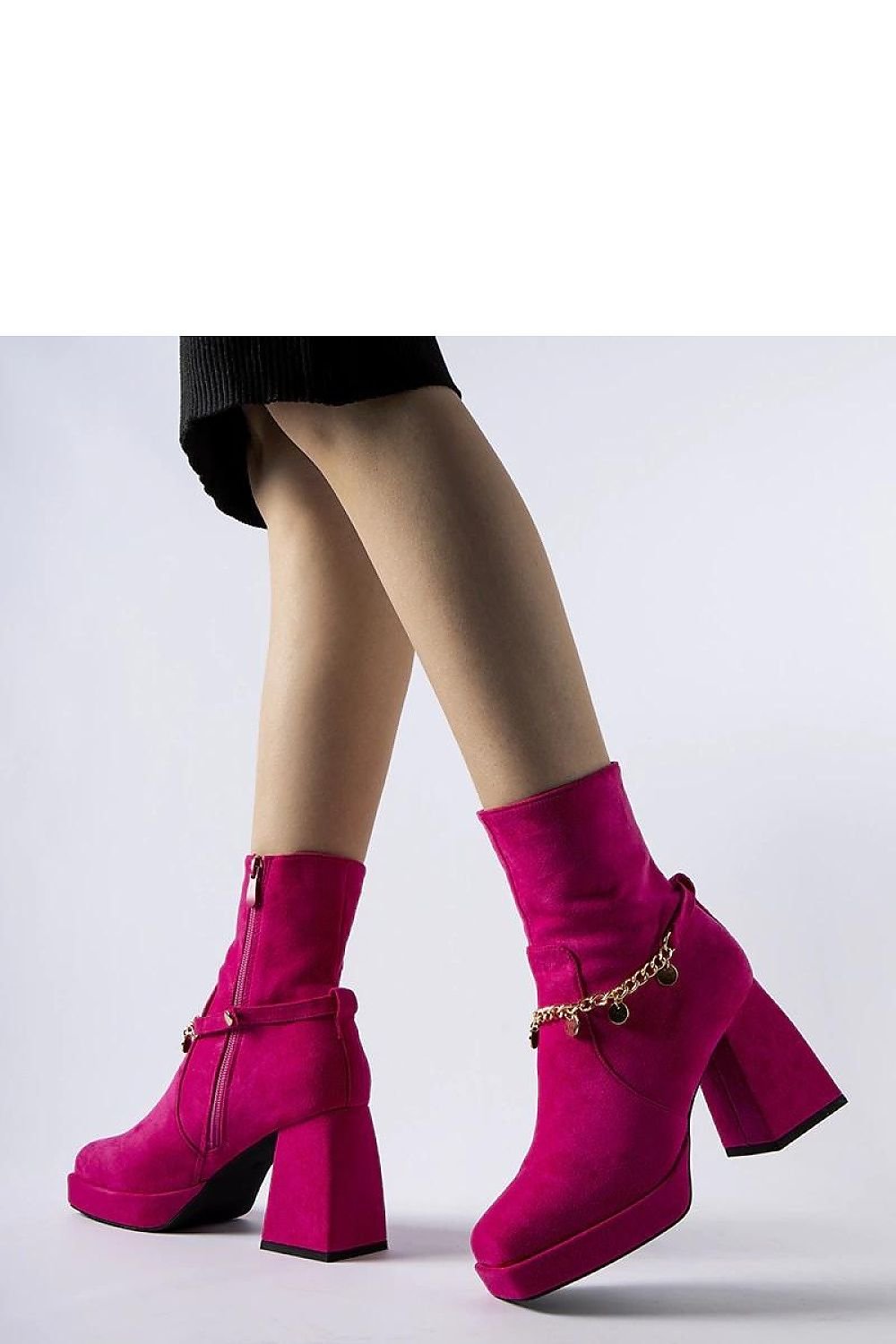 Stylish Pink Insulated Heel Boots Solea