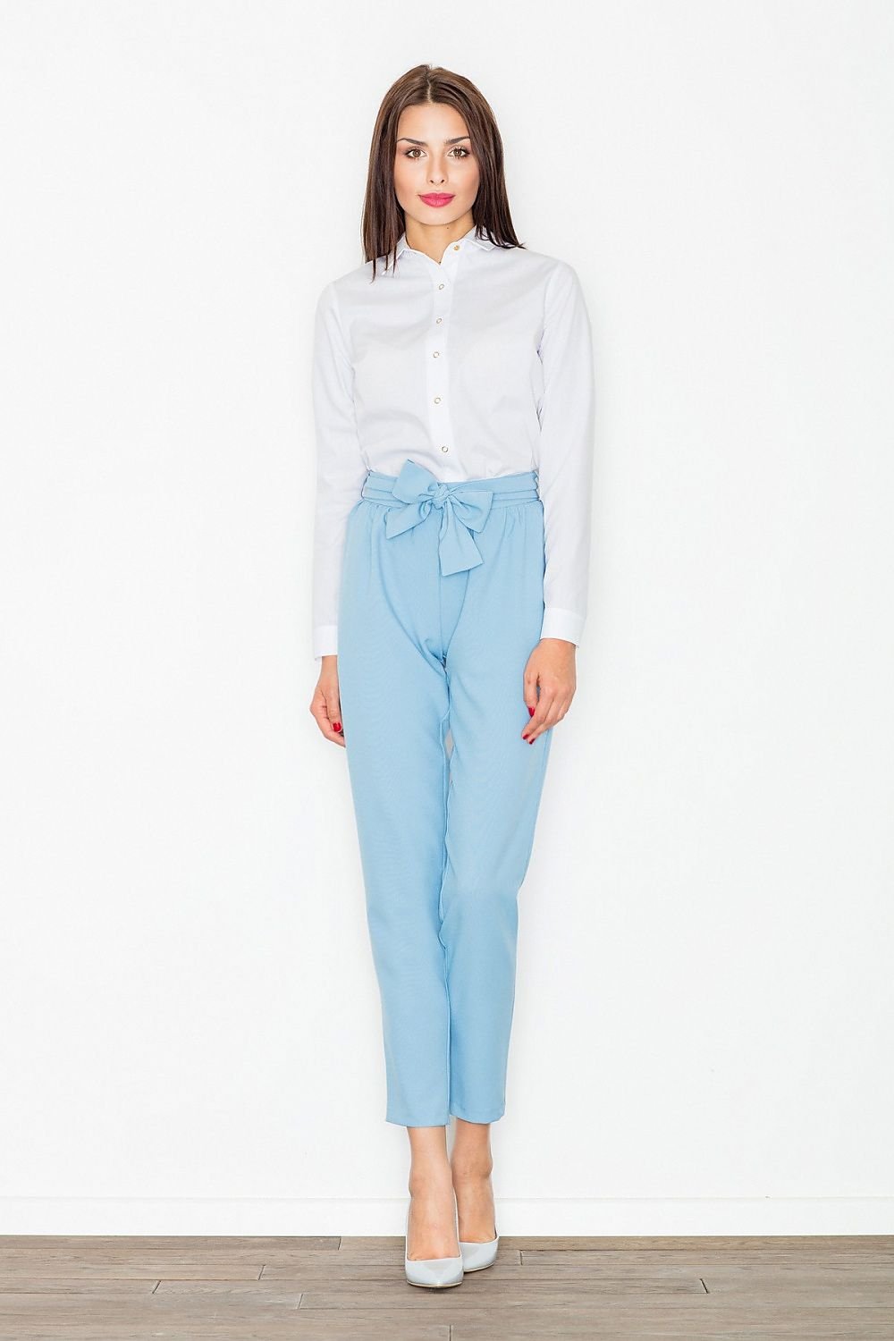 Decorative Crease Women's Trousers Figl