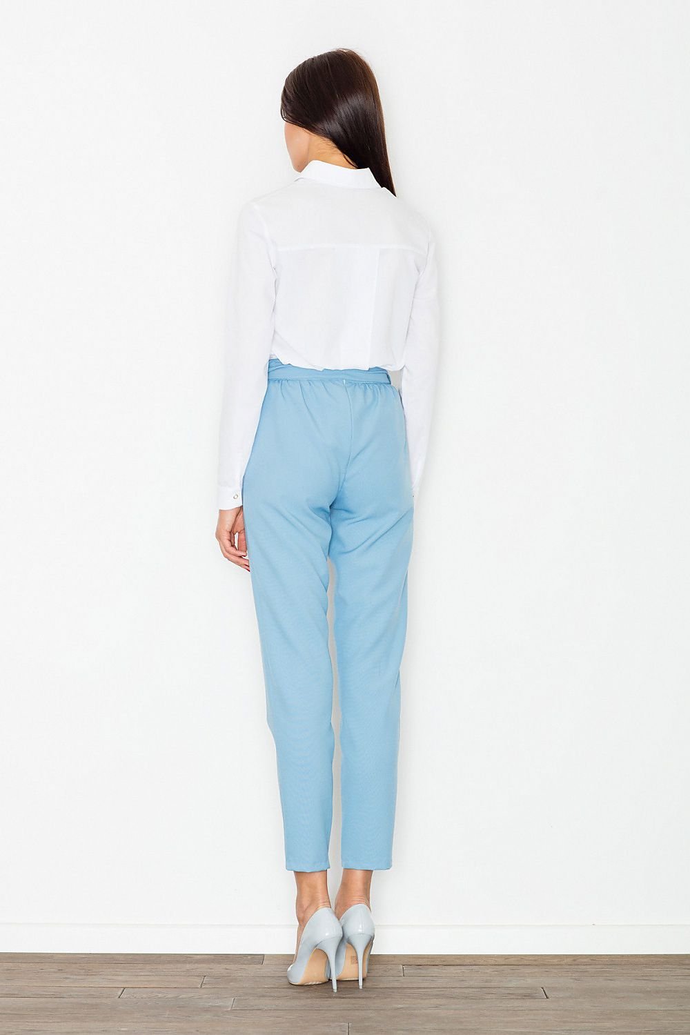 Decorative Crease Women's Trousers Figl