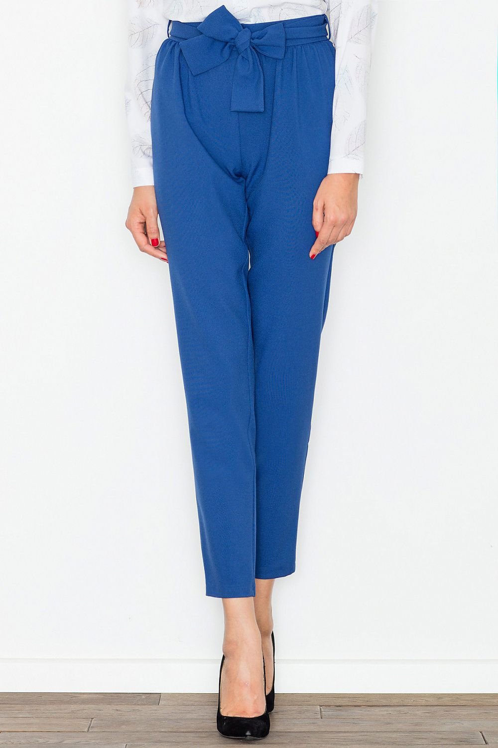 Decorative Crease Women's Trousers Figl