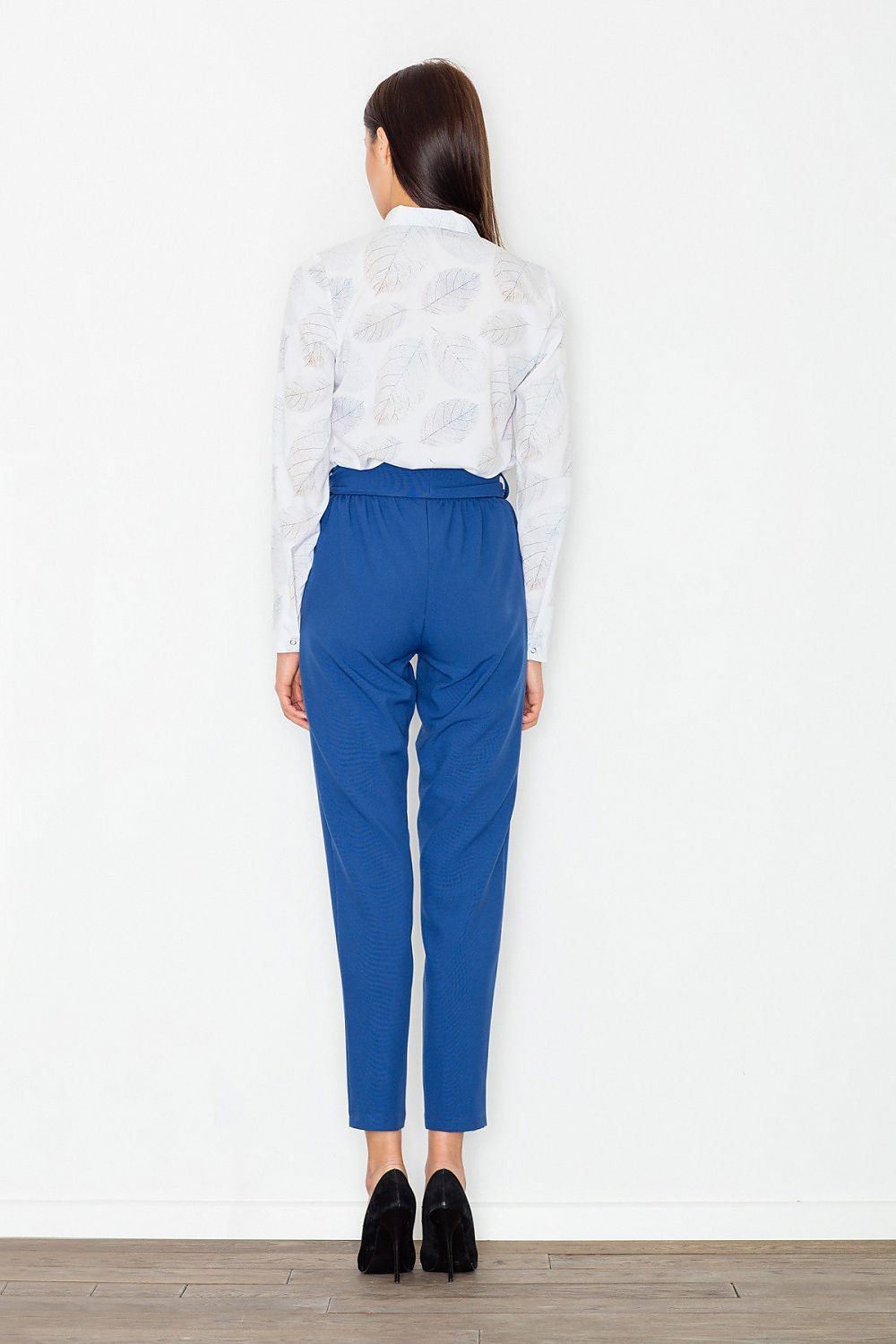 Decorative Crease Women's Trousers Figl