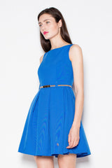 Elegant Pleated Sleeveless Cocktail Dress Venaton