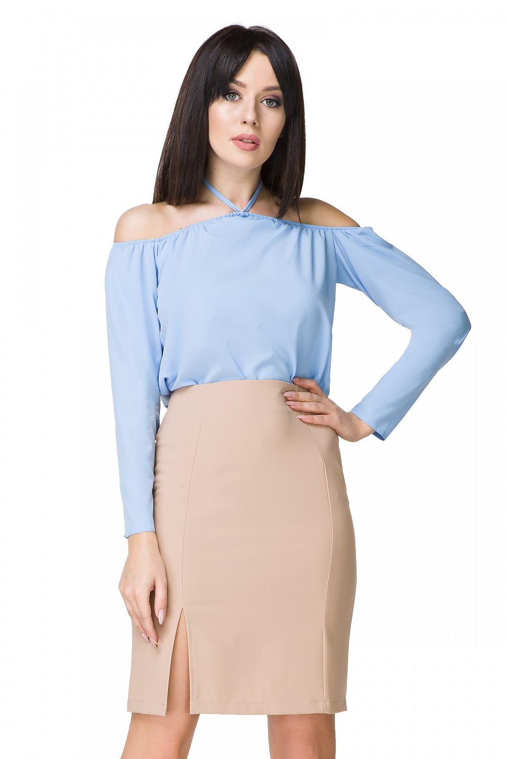 Delicate Tied Neck Blouse Tessita