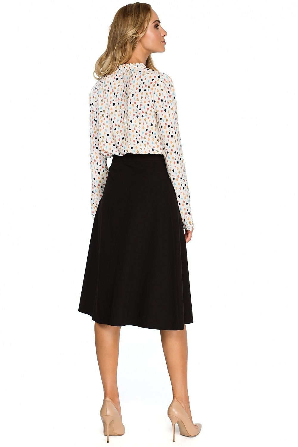 Classic A-Line Midi Skirt Stylove