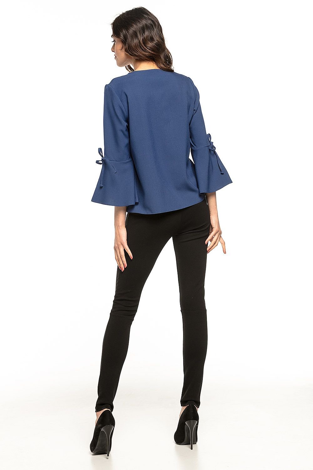 Elegant Loose V-Neck Blouse Tessita