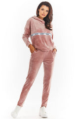 Comfortable Velour Tracksuit Trousers Awama