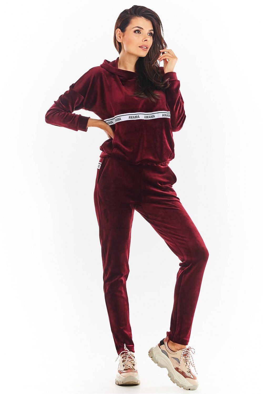 Comfortable Velour Tracksuit Trousers Awama