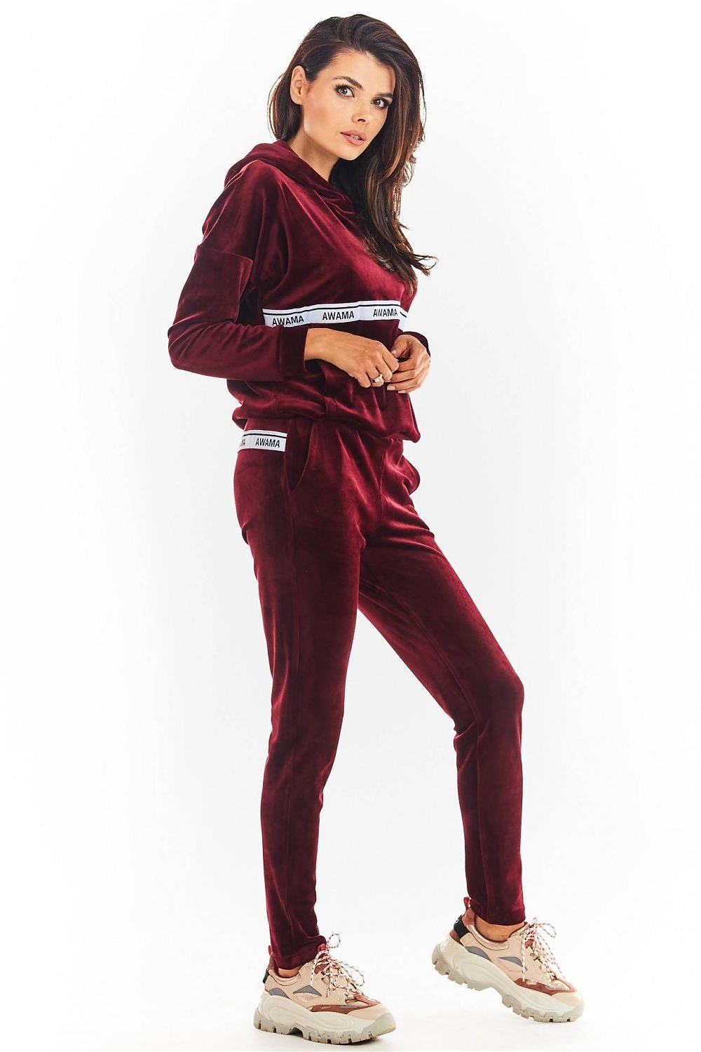 Comfortable Velour Tracksuit Trousers Awama