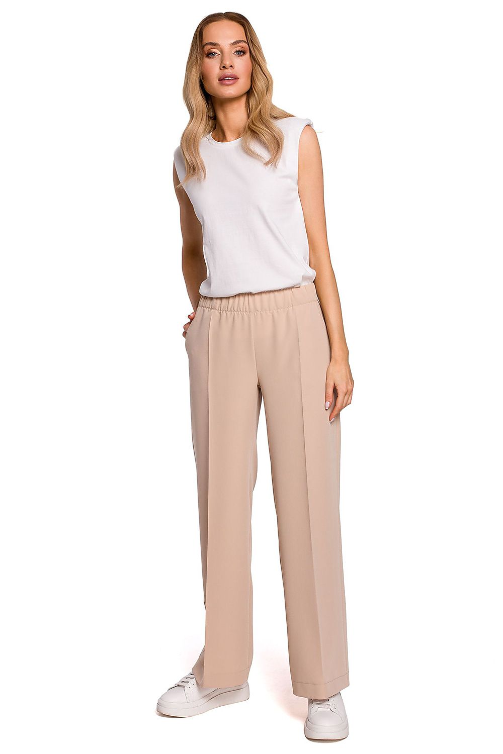 Elegant Wide Leg Trousers Moe