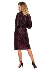 Dazzling Sequin Envelope Dress Moe