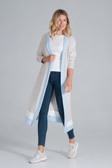 Warm Tri-Color Long Sleeve Cardigan Figl