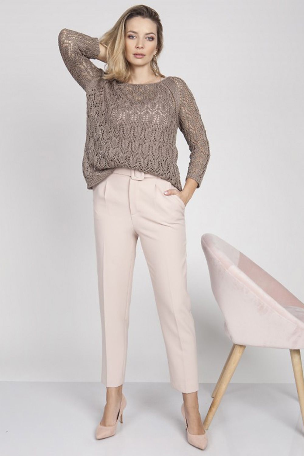 Ethereal Knitted Blouse MKM