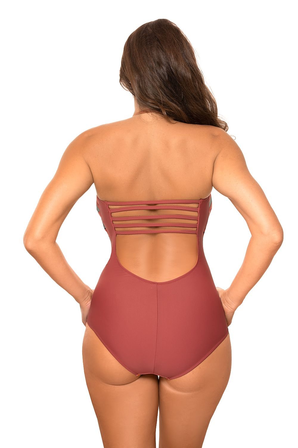 Padded Cup Adjustable One-Piece Swimsuit Marko