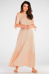 Frilled Maxi Skirt Awama