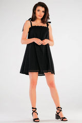 Flared Tied Strap Daydress Awama