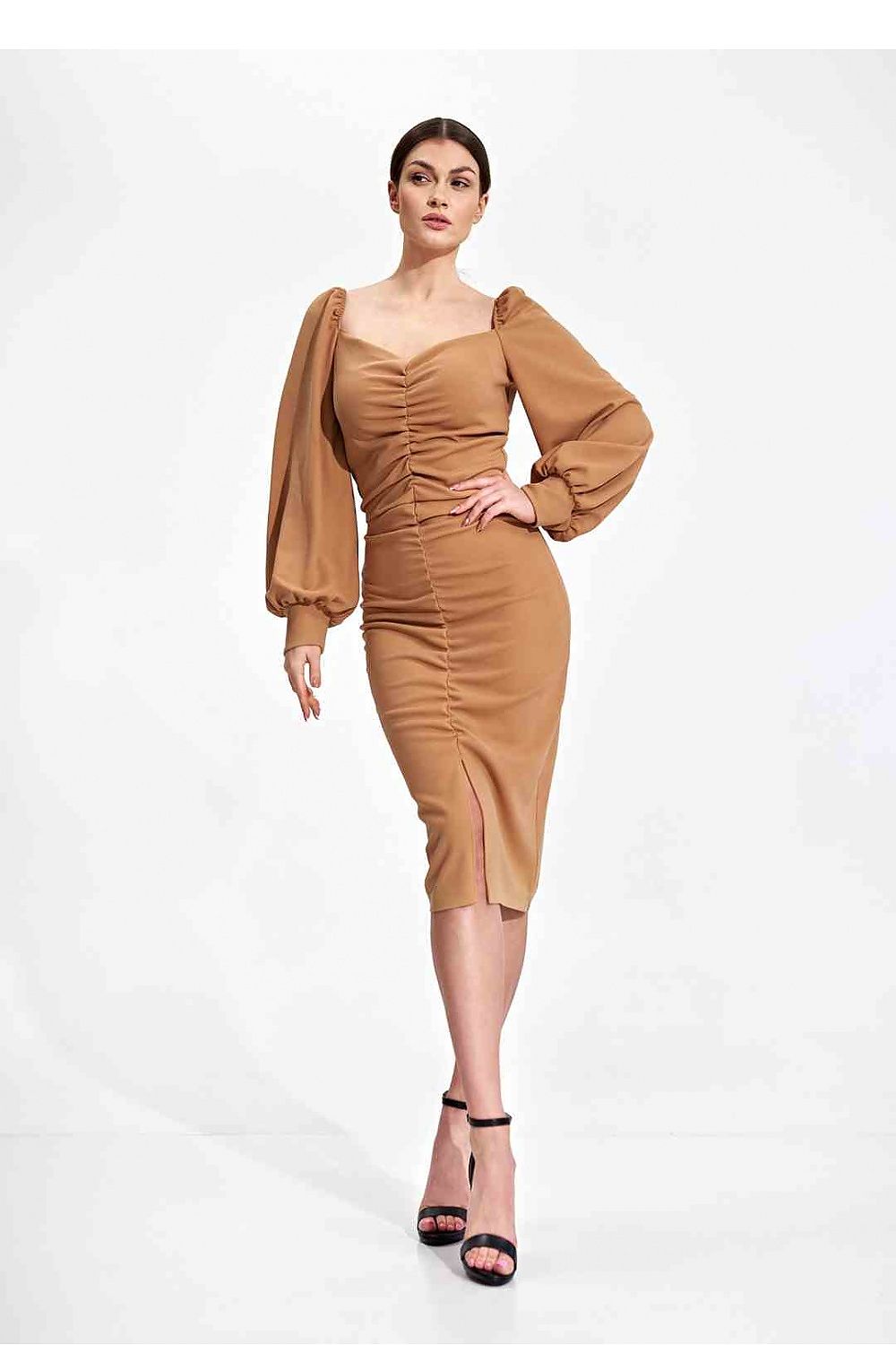 Elegant Midi Cocktail Dress Figl