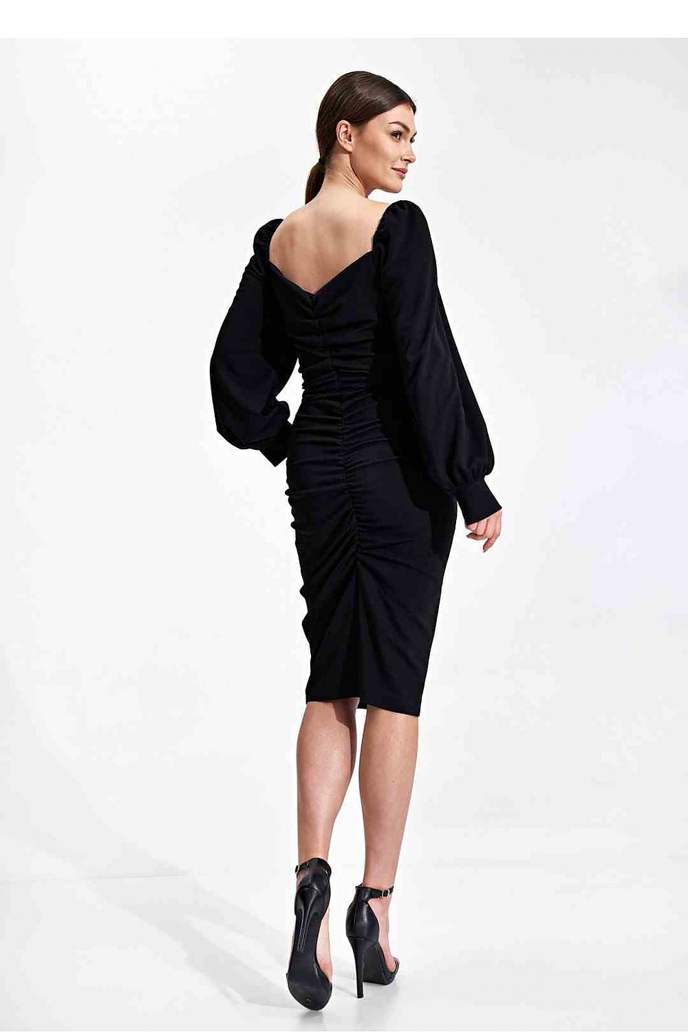 Elegant Midi Cocktail Dress Figl