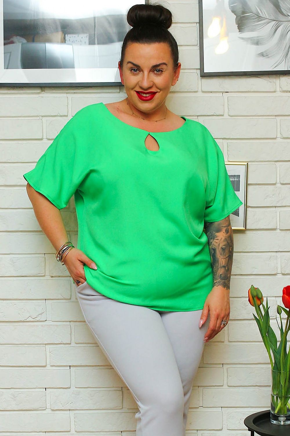 Elegant Oversized Blouse Elida Karko