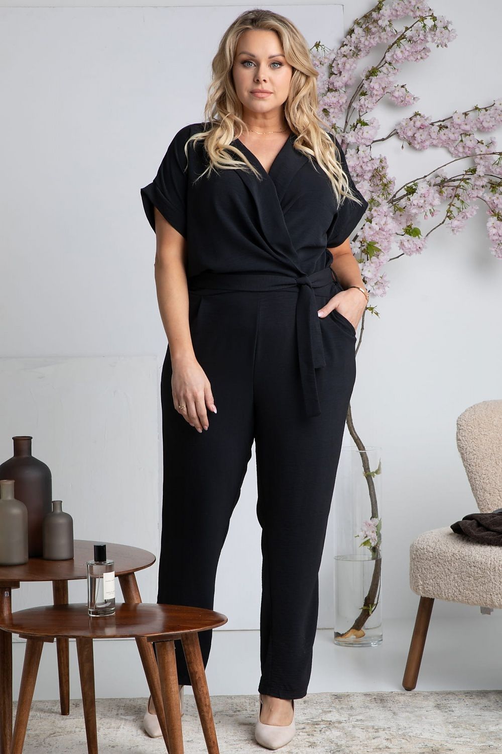 Elegant Plus Size Envelope Jumpsuit Karko