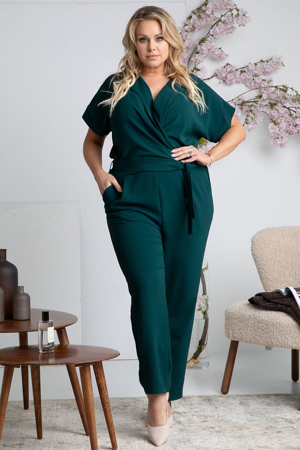 Elegant Plus Size Envelope Jumpsuit Karko