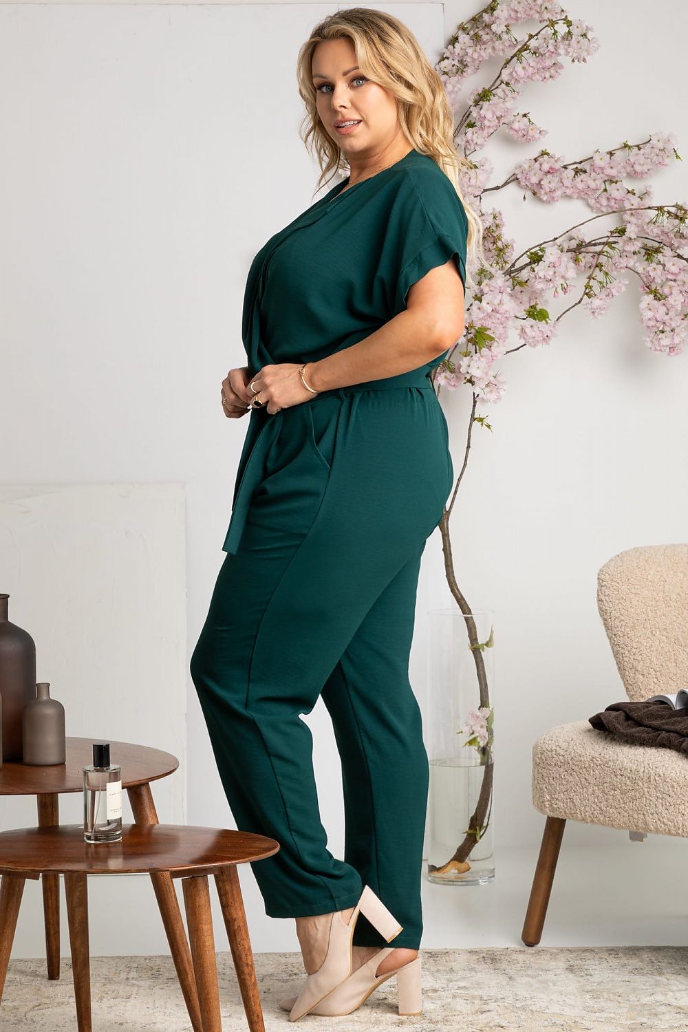 Elegant Plus Size Envelope Jumpsuit Karko