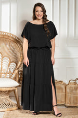 Elegant Flared Maxi Skirt Karko