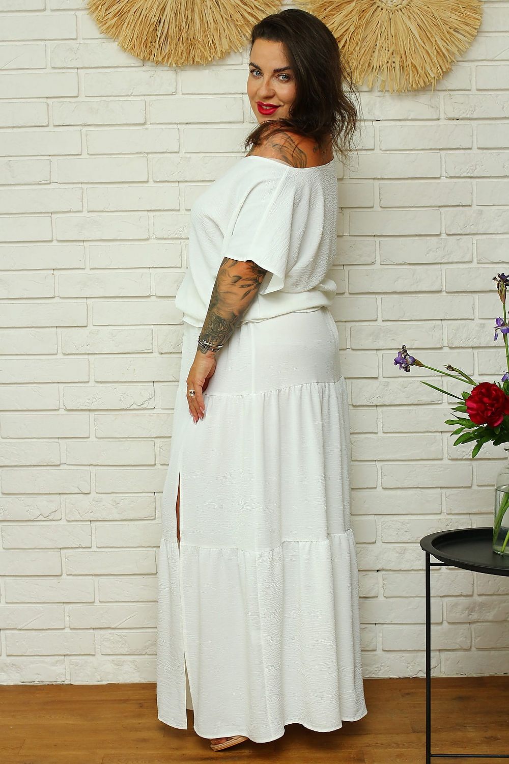 Elegant Flared Maxi Skirt Karko