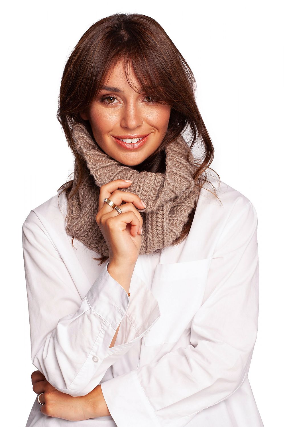 Warm Knit Infinity Scarf BE