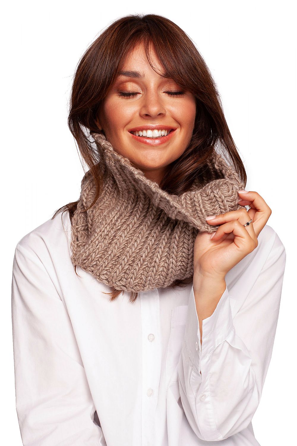 Warm Knit Infinity Scarf BE