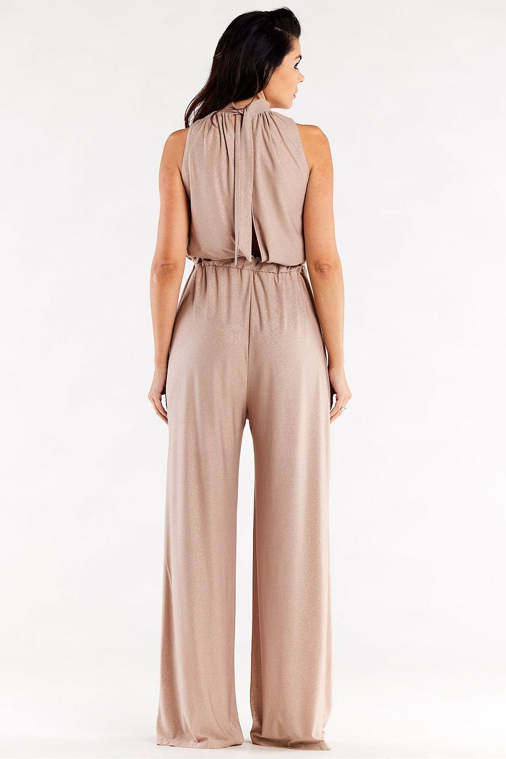 Wide Leg Crinkled Collar Suit Awama