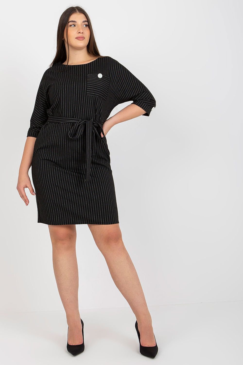 Elegant Plus Size Pencil Cut Dress Lakerta