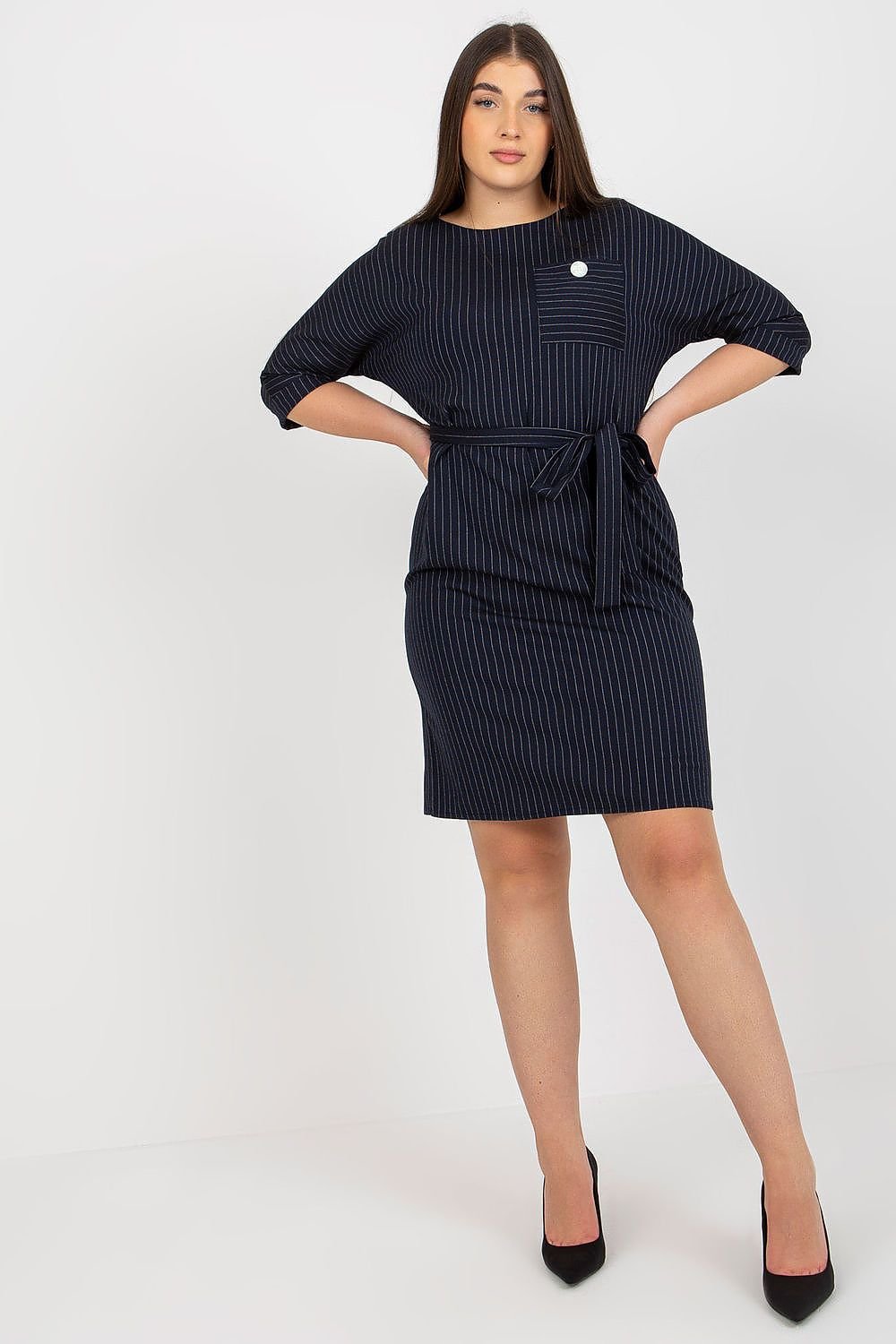 Elegant Plus Size Pencil Cut Dress Lakerta