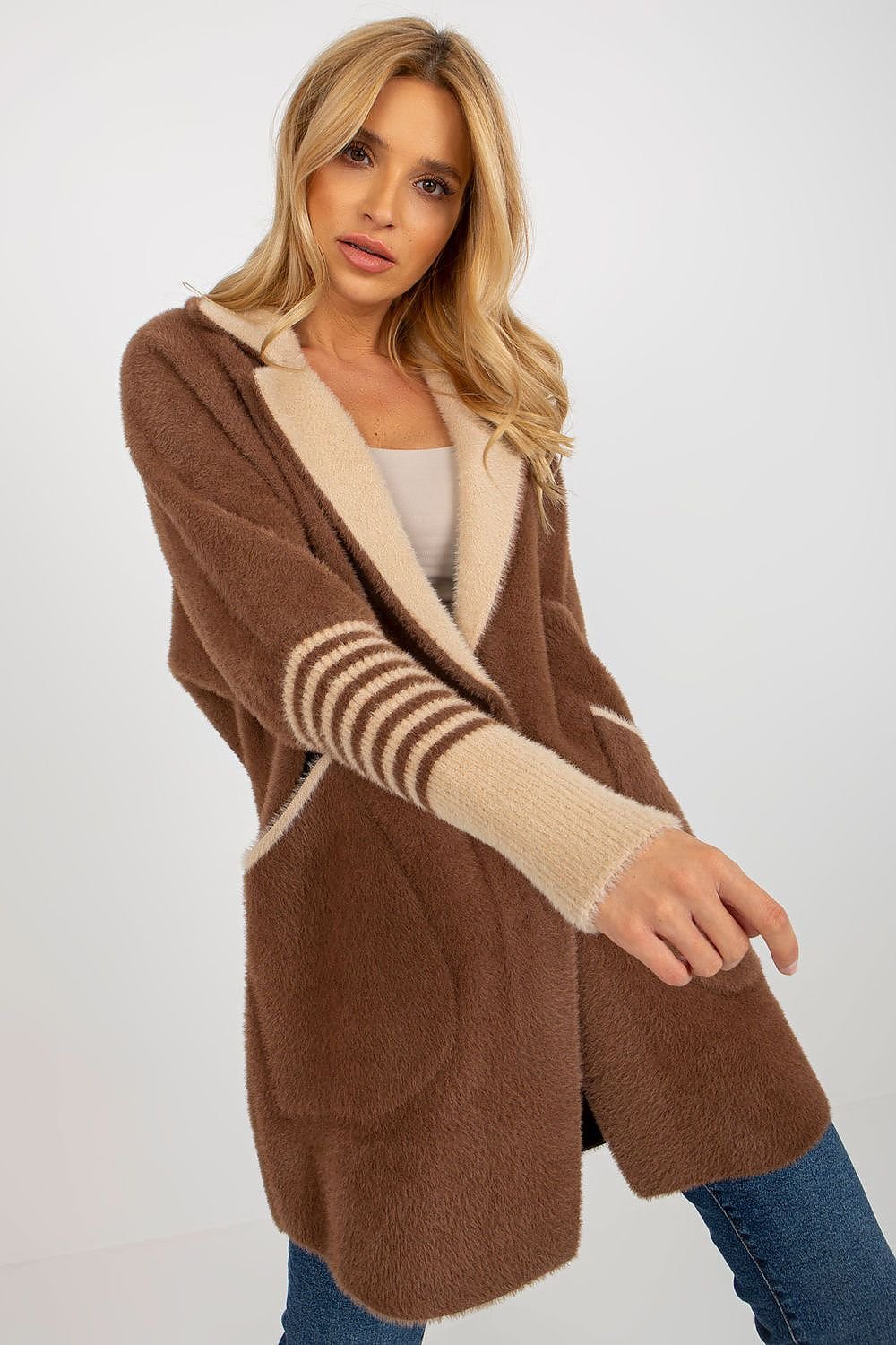 Stylish Long Sleeve Coat MBM