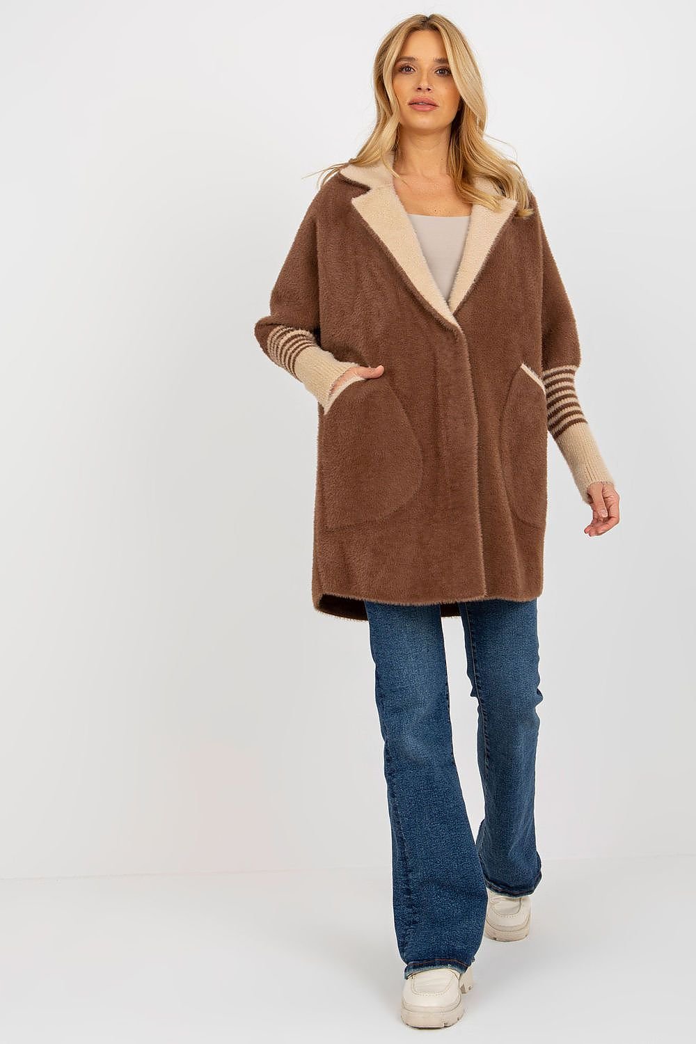 Stylish Long Sleeve Coat MBM