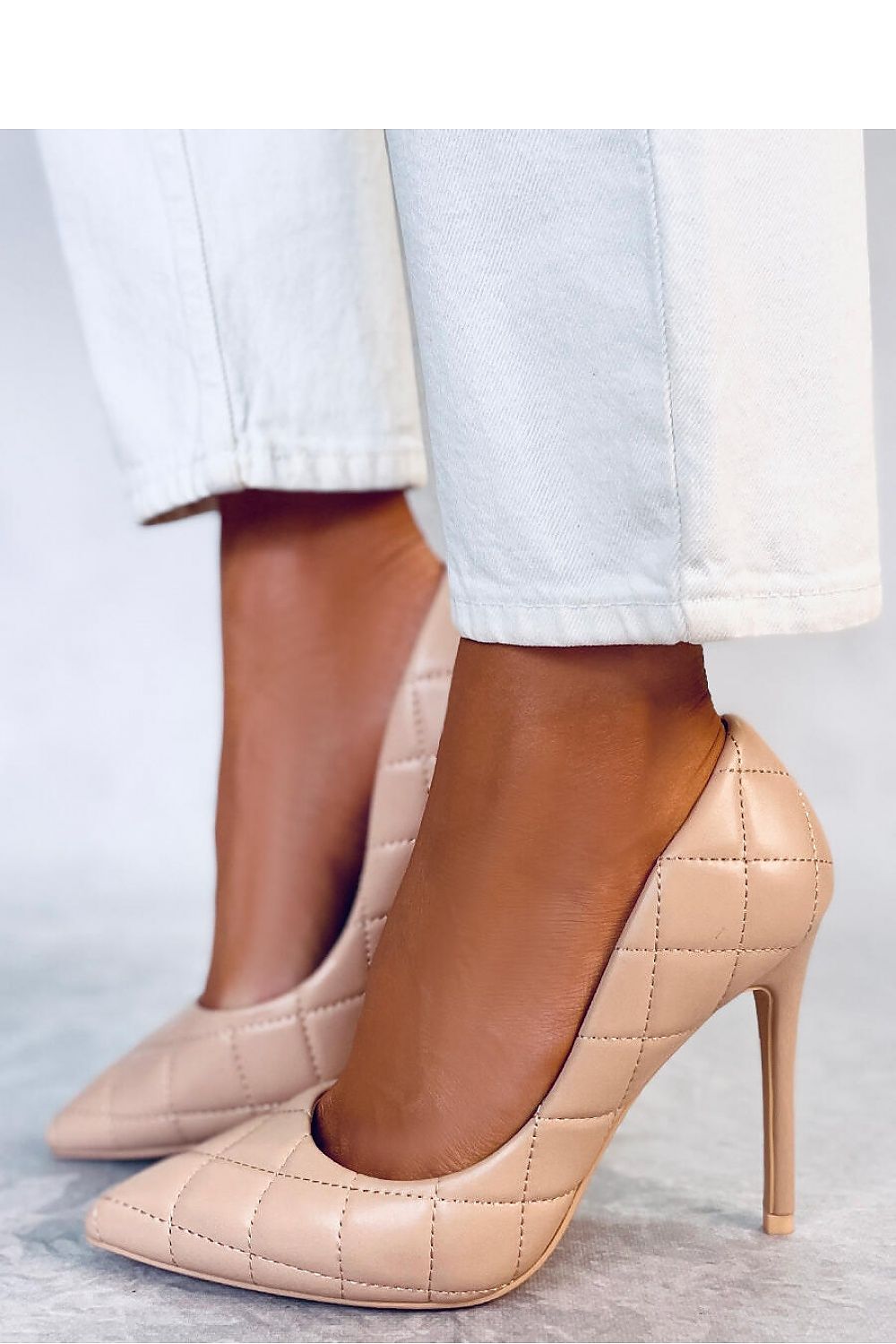 Quilted Stiletto Heels Inello