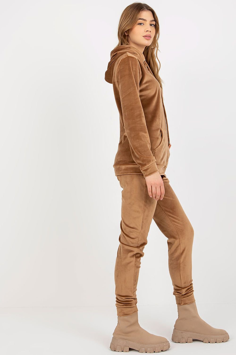 Velour Hoodie Set With Long Pants Relevance