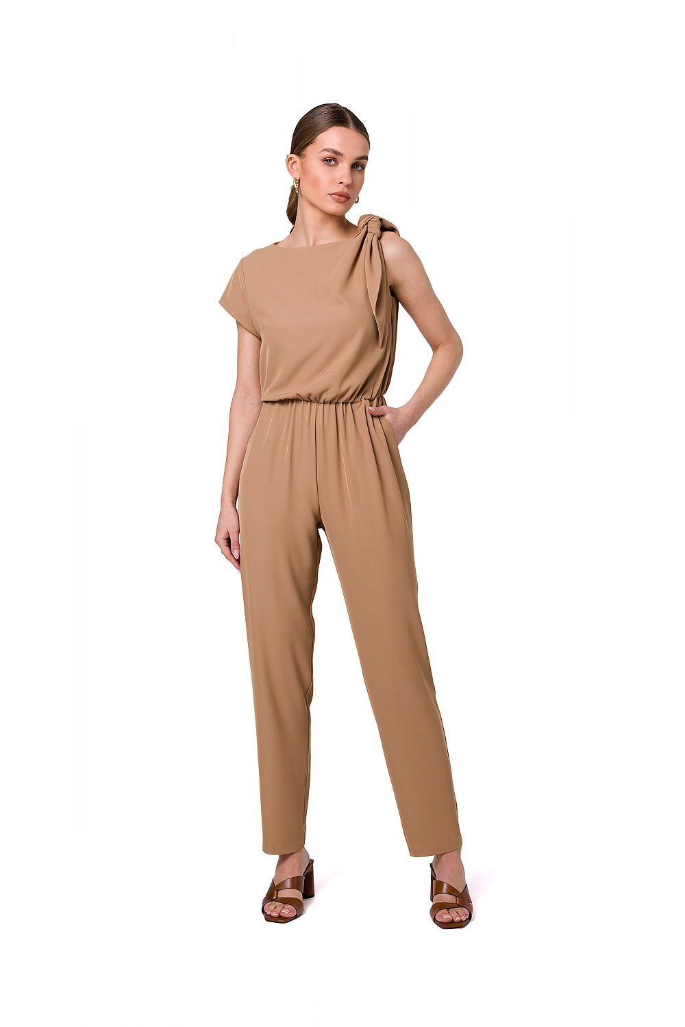 Unique One-Shoulder Jumpsuit Stylove