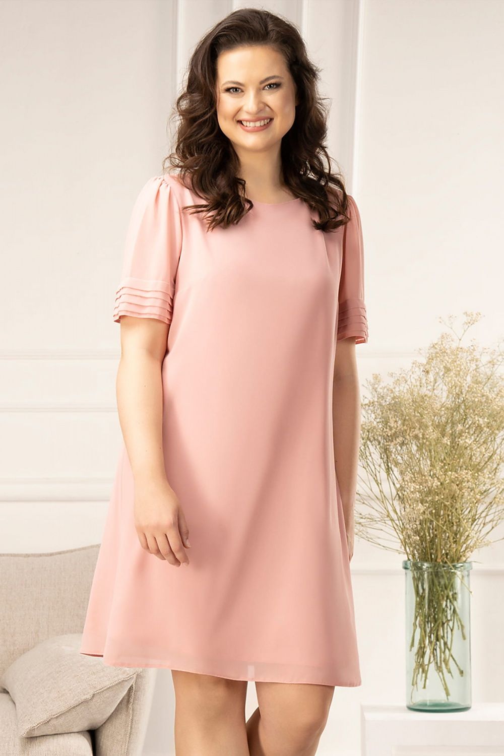 Elegant Chiffon Trapezoidal Dress Karko