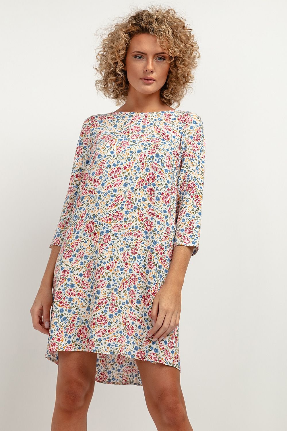 Chic Loose Patterned Daydress Tessita