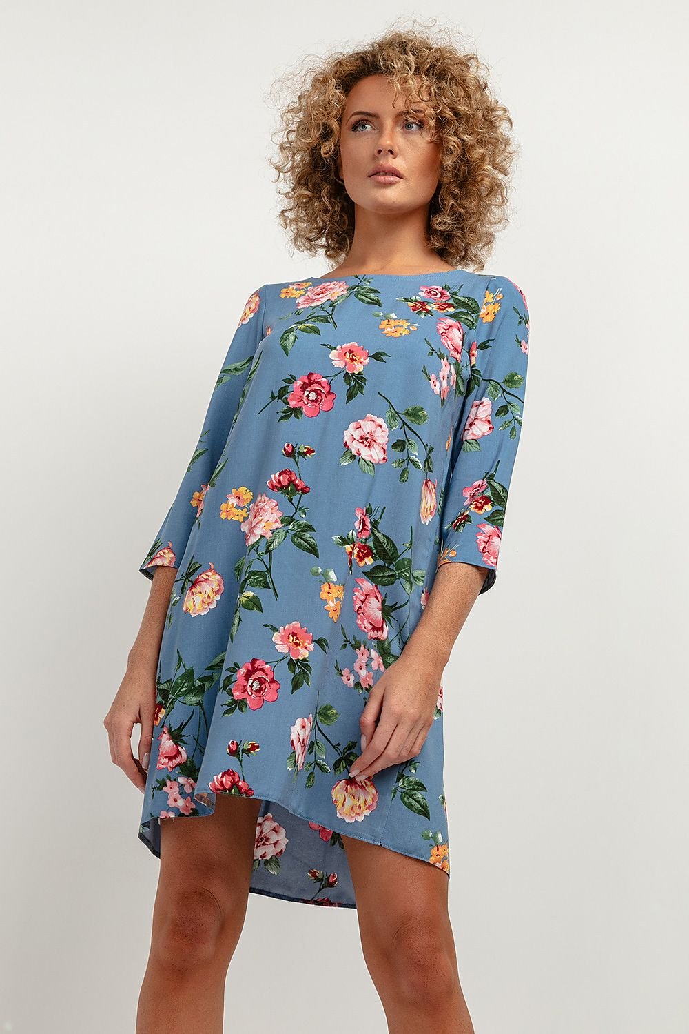 Chic Loose Patterned Daydress Tessita