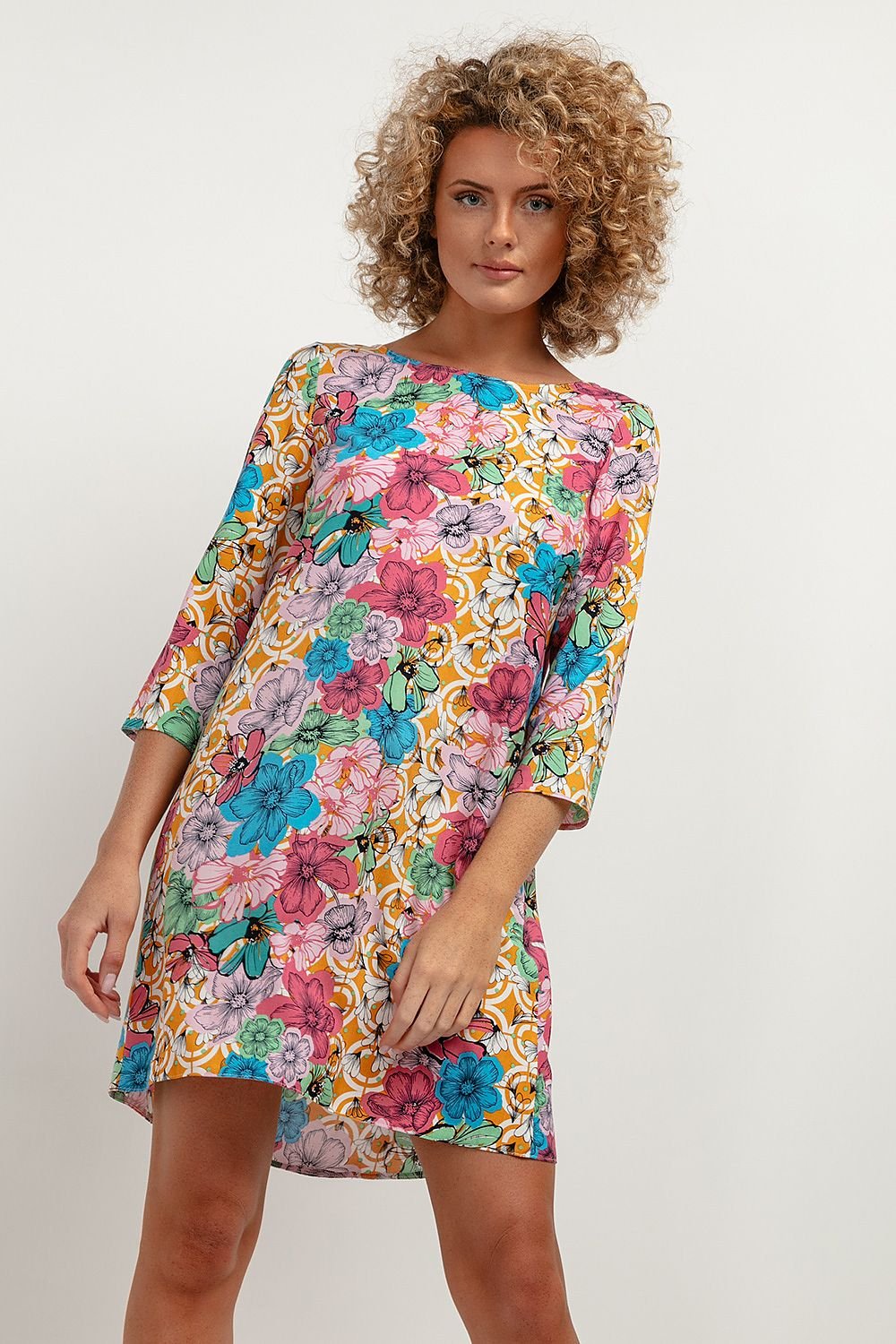 Chic Loose Patterned Daydress Tessita