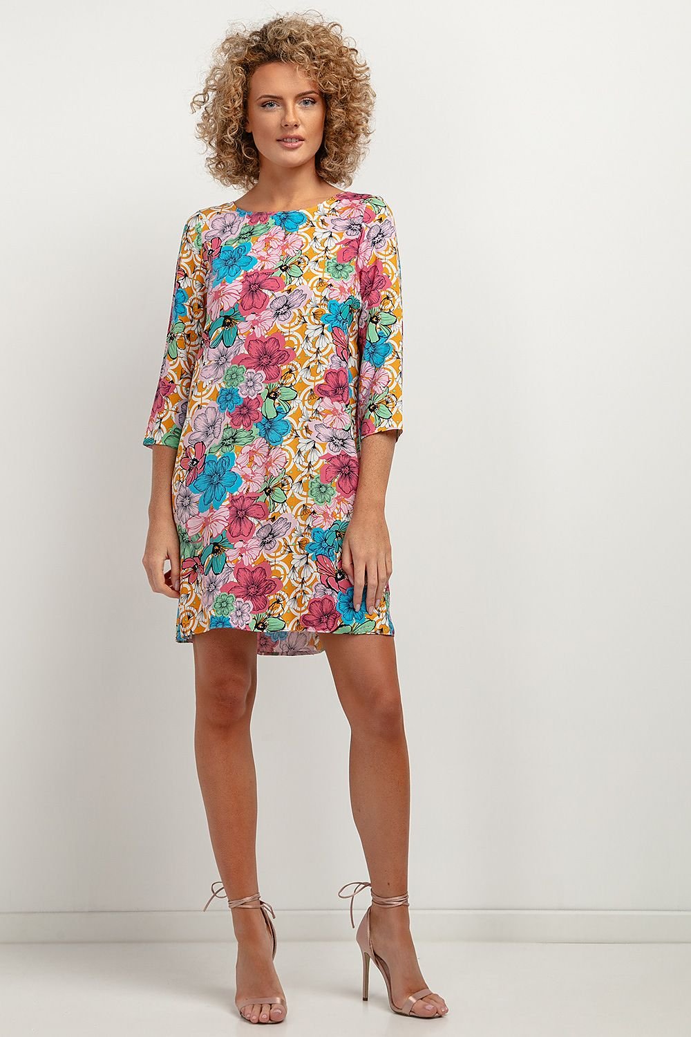 Chic Loose Patterned Daydress Tessita