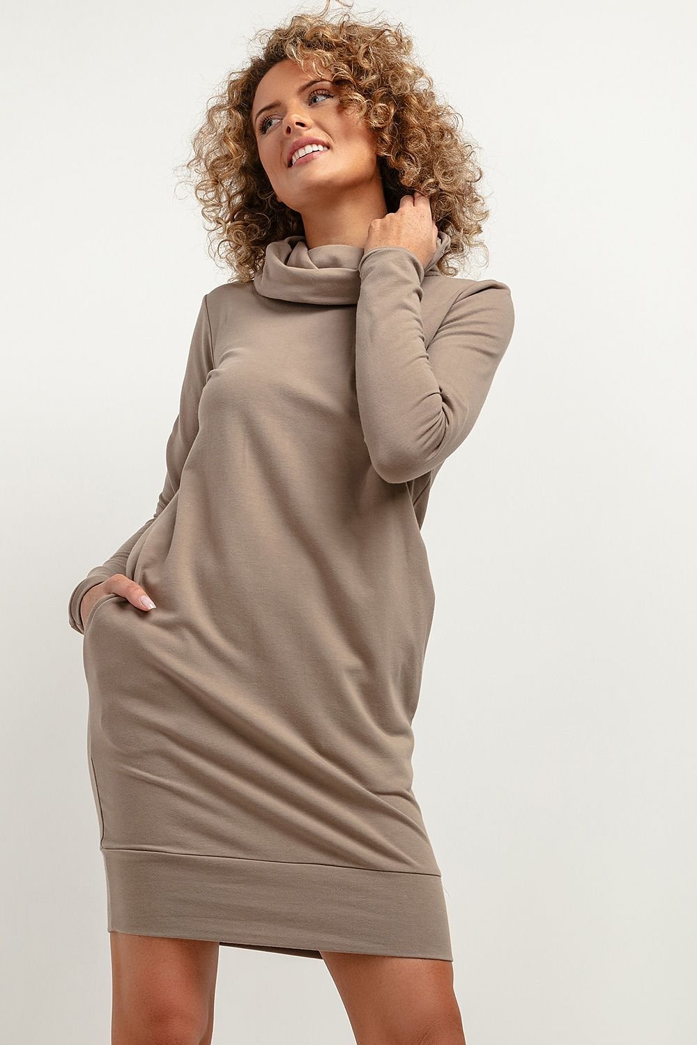 Comfortable Sweatshirt Knit Daydress Tessita