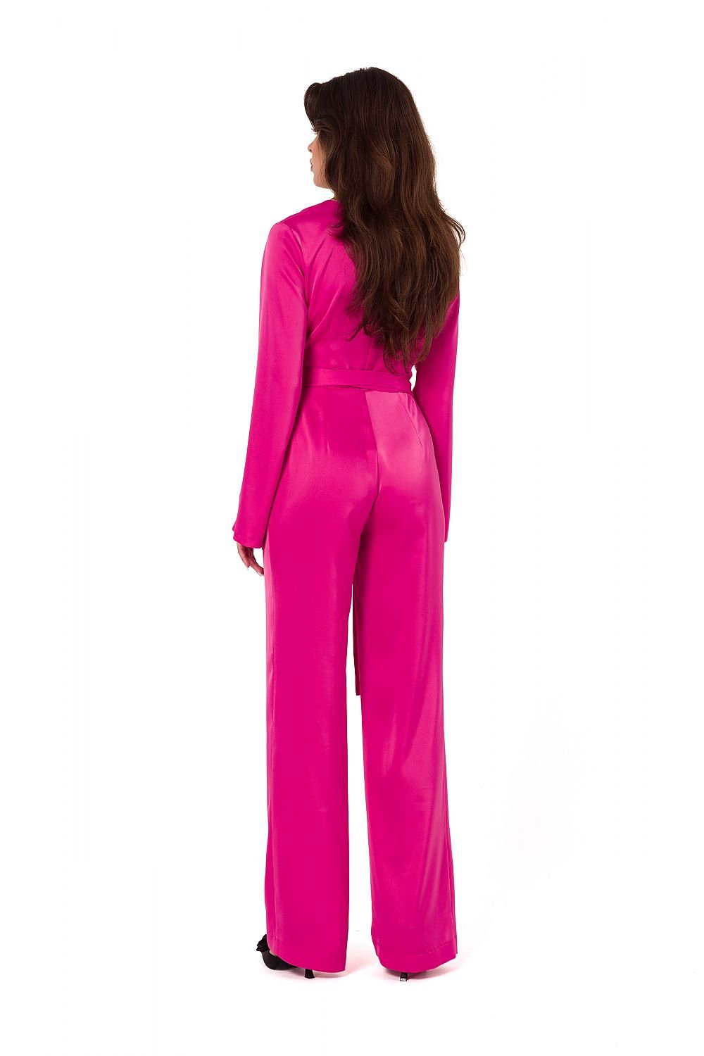 Elegant Satin One-Piece Jumpsuit Makover