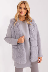 Soft Polyester Fur Vest Everyday Style