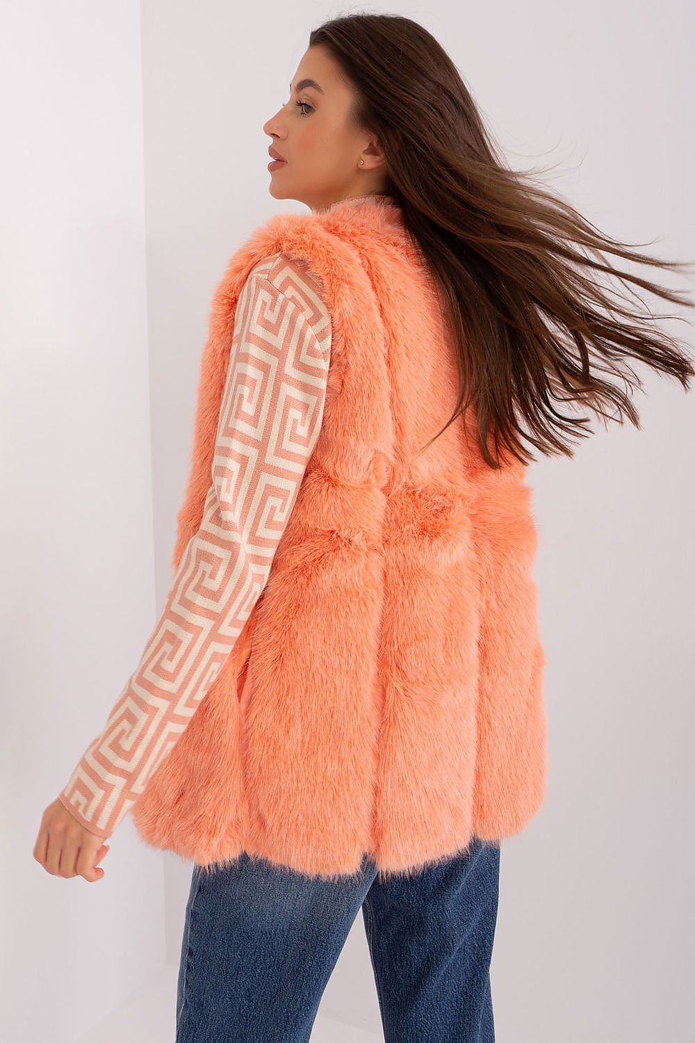 Soft Polyester Fur Vest Everyday Style