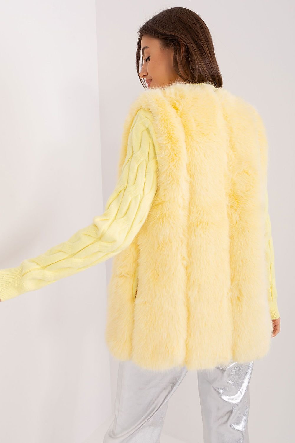 Soft Polyester Fur Vest Everyday Style