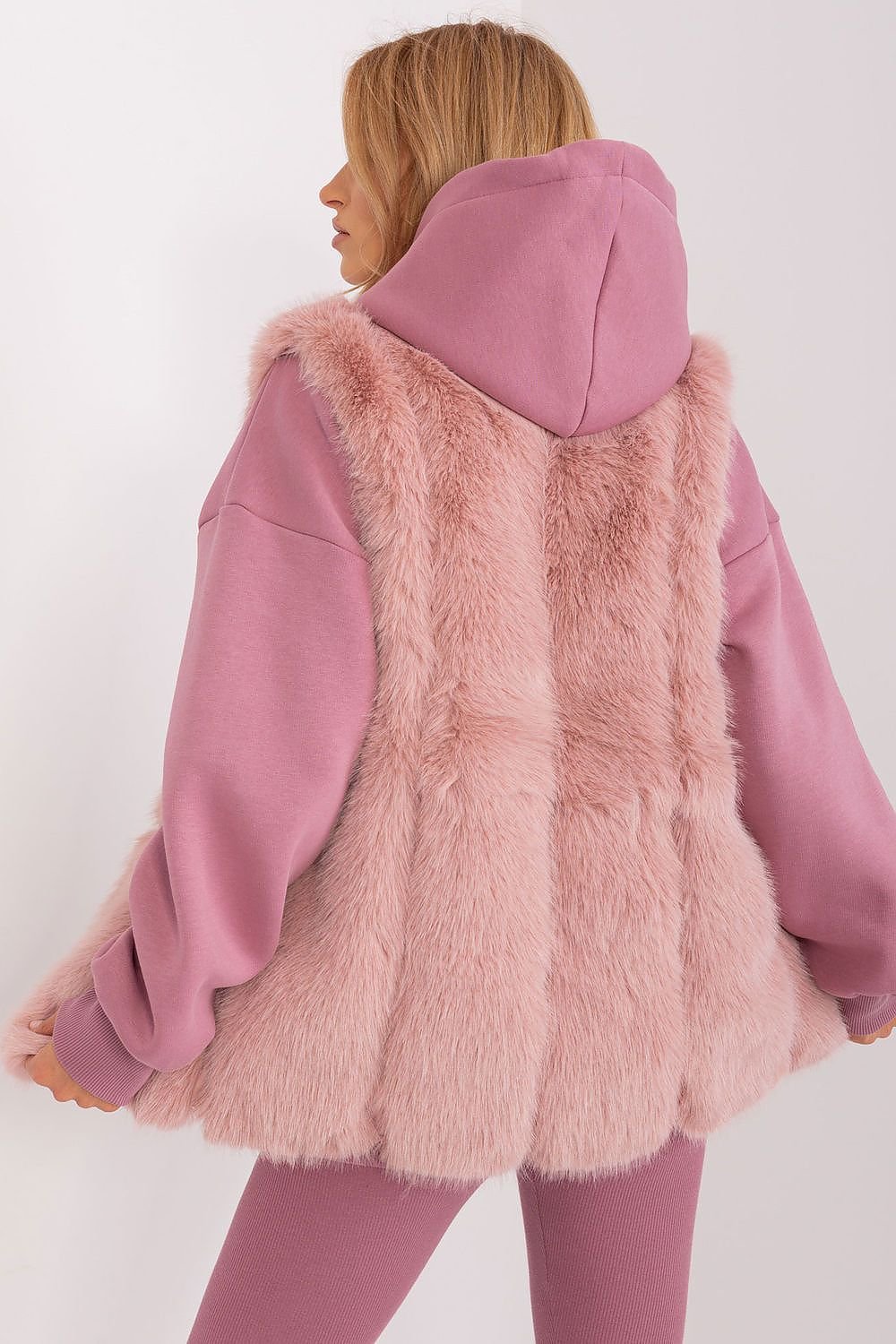 Soft Polyester Fur Vest Everyday Style